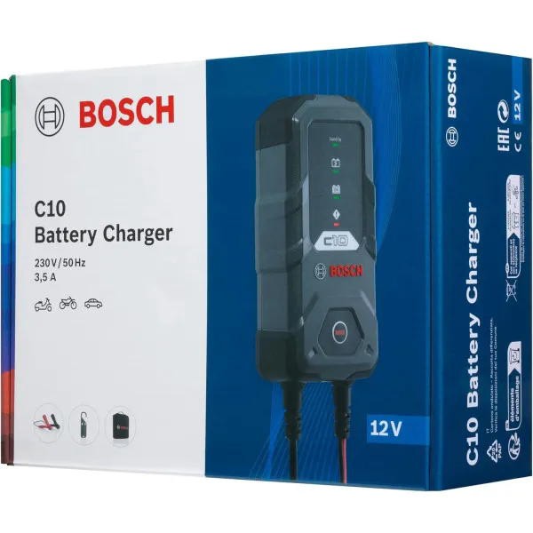 Фото - Зарядний пристрій для авто Bosch C10, 12В (189911010)