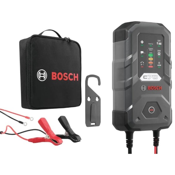 Фото - Зарядний пристрій для авто Bosch C70, 12/24В (189911070)