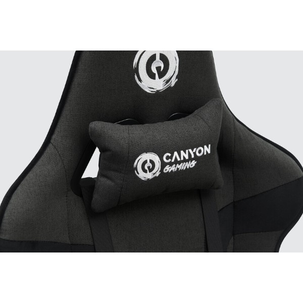Фото - Крісло для геймерів Canyon Crest FCH01 Fabric Grey (CNS-FCH01)