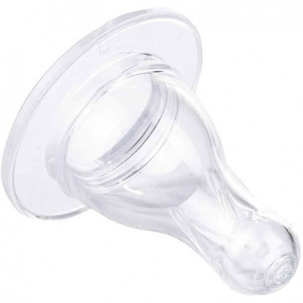 Фото - Середній потік соска дитяча силіконова Canpol babies змінний потік (18/130)