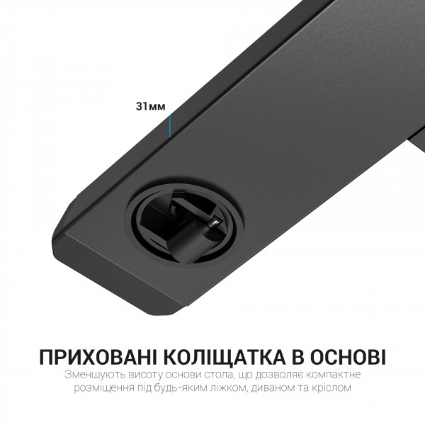 Фото - Стіл комп'ютерний OfficePro ODM366B Dark wood