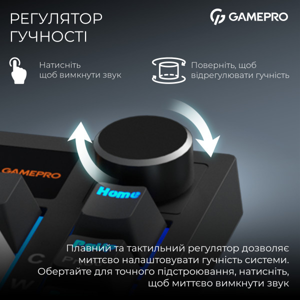 Фото - Клавіатура бездротова ігрова GamePro Asgard Valhalla Pro 75% Wireless/Bluetooth/USB White (MK160W-D-Pro)
