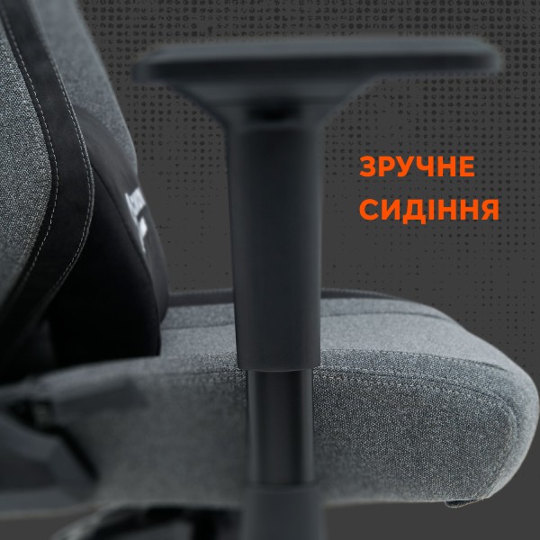 Фото - Крісло для геймерів Canyon Boulder XLCH01 King Size Grey (CND-XLCH01)
