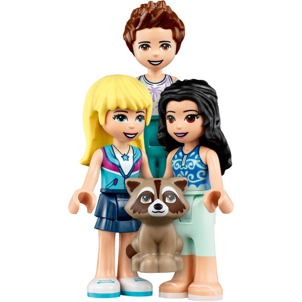 Фото - Конструктор LEGO Friends Лісовий будинок на колесах і вітрильника (41681)