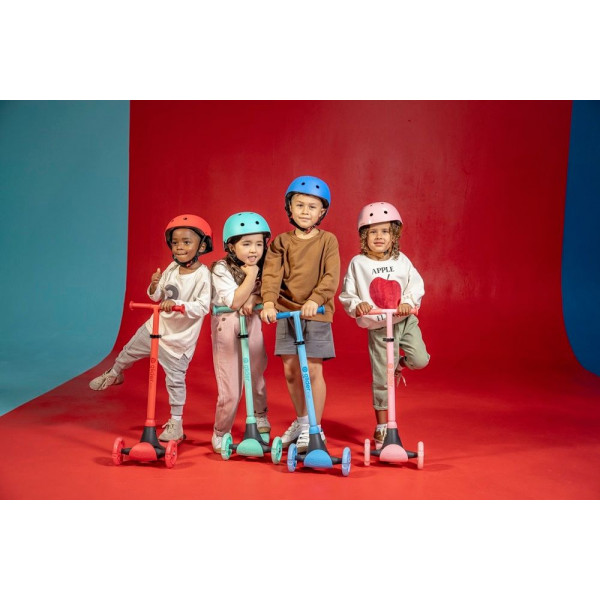 Фото - Триколісний самокат YVolution YGlider Kiwi Синий (Y101257)