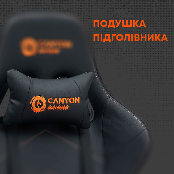 Фото - Кресло для геймеров Canyon Irida RGBCH03 RGB Black (CNS-RGBCH03)
