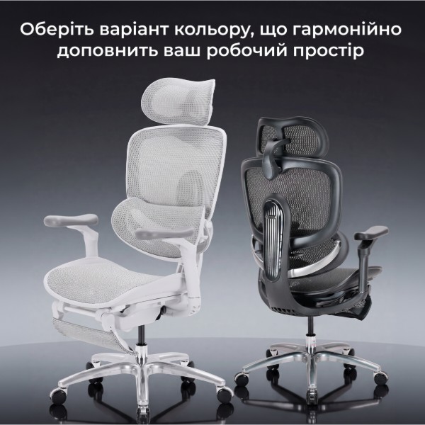 Фото - Крісло офісне Sihoo White (C300-LITE-V2-B102-JT)