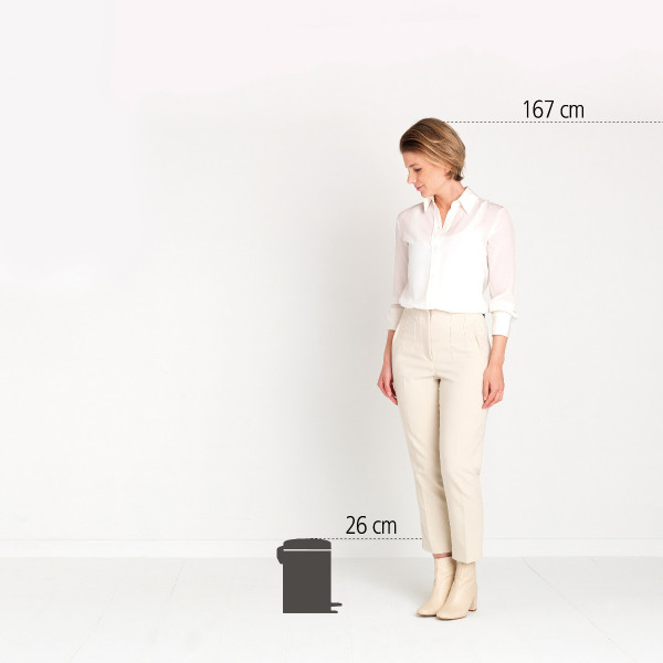 Фото - Бак для сміття з педаллю Brabantia Pedal Bin 3 л 113147