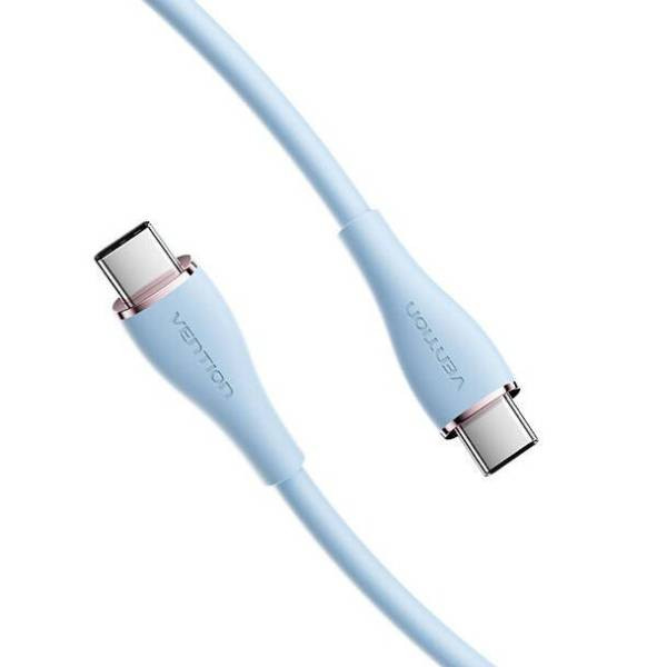 Фото - Кабель синхронізації даних Vention USB 2.0 Type-C M-M, 2.0 м 100W (20V/5A) (TAWSH)
