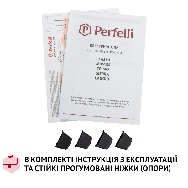 Фото - Печь электрическая Perfelli CLASSIC 37 GREY