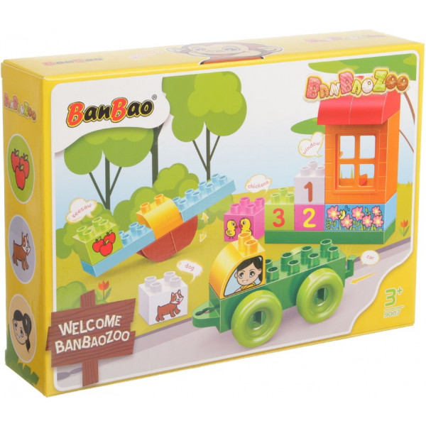 Фото - Пластиковий конструктор Banbao "BanBaoZOO" (22 елм.) Мій двір (9007) Фото - Пластиковий конструктор Banbao "BanBaoZOO" (22 елм.) Мій двір (9007)
