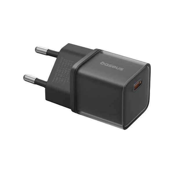 Фото - Мережевий зарядний пристрій Baseus GaN5S Fast Charger 1C 30W EU Cluster Black (P10162504113-00)