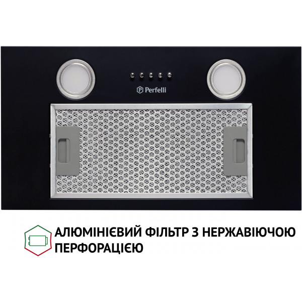 Фото - Витяжка вбудована Perfelli BI 5652 BL 1000 LED