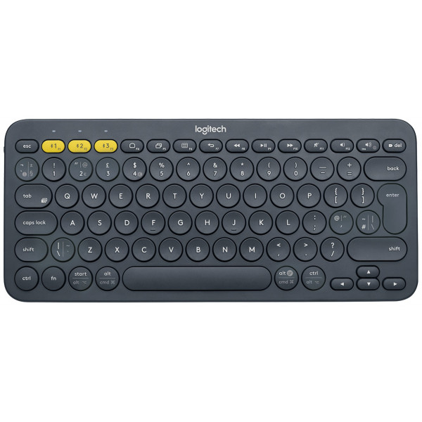 Фото - Клавіатура бездротова Logitech K380 Multi-Device Bluetooth Dark Grey (920-007582)