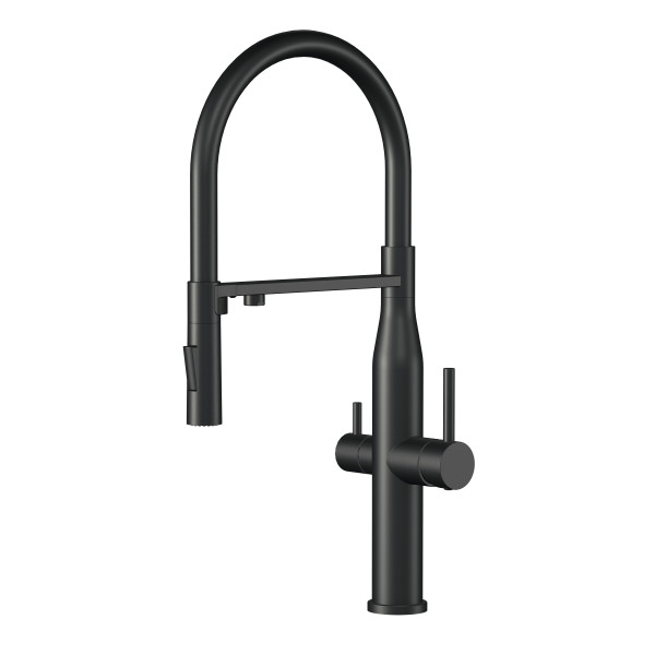 Фото - Смеситель кухонный Interline Lixio Neo MIX Maat Black