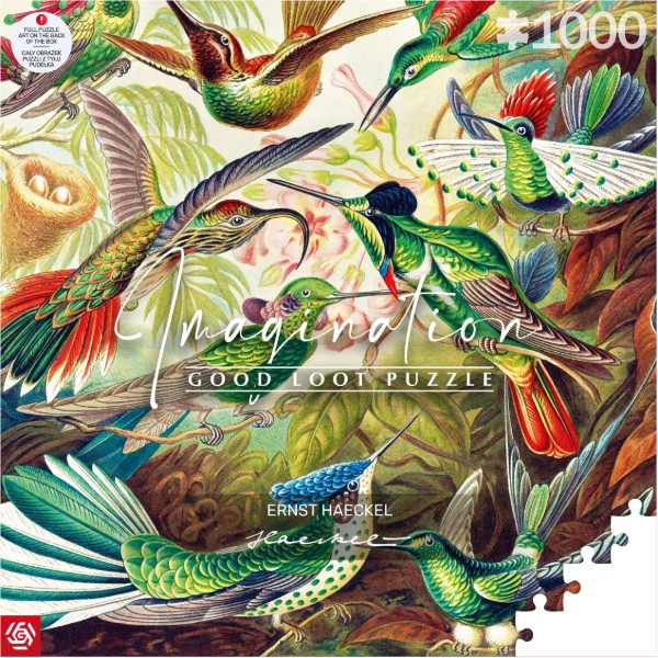Фото - Пазлы (8+) Good Loot Imagination: Ernst Haeckel Hummingbirds/Kolibry 1000 шт. (5908305246794)
