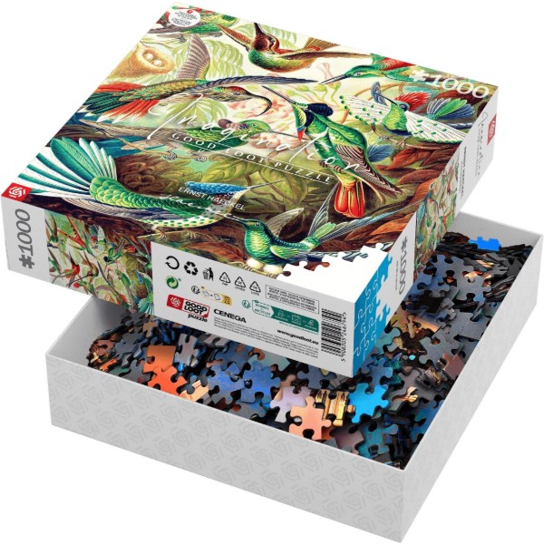 Фото - Пазлы (8+) Good Loot Imagination: Ernst Haeckel Hummingbirds/Kolibry 1000 шт. (5908305246794)