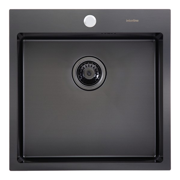 Фото - Мойка кухонная Interline GRAND Grafit PR Фото - Мойка кухонная Interline GRAND Grafit PR