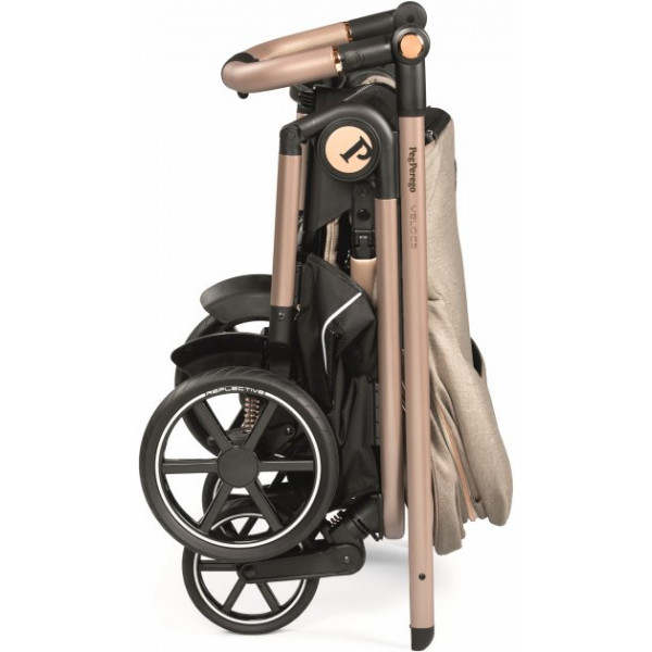 Фото - Коляска універсальна 2 в 1 Peg-Perego Veloce Mon Amour Pink Gold (PACK-VEL2100000001)