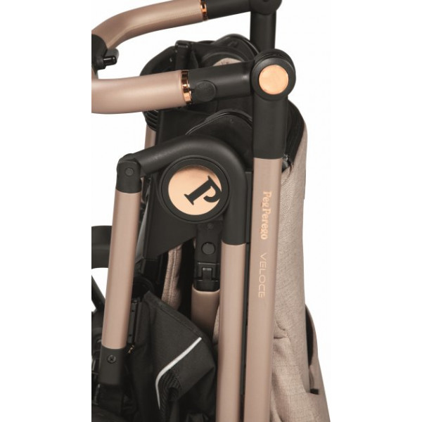Фото - Коляска універсальна 2 в 1 Peg-Perego Veloce Mon Amour Pink Gold (PACK-VEL2100000001)