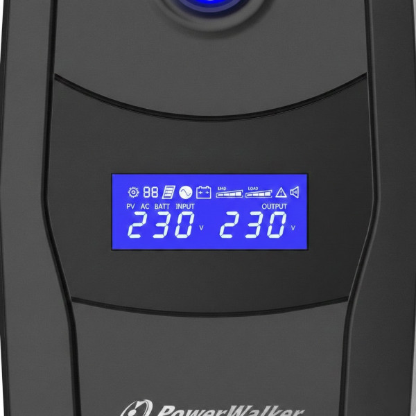 Фото - Джерело безперебійного живлення PowerWalker VI 600 STL (10121072)