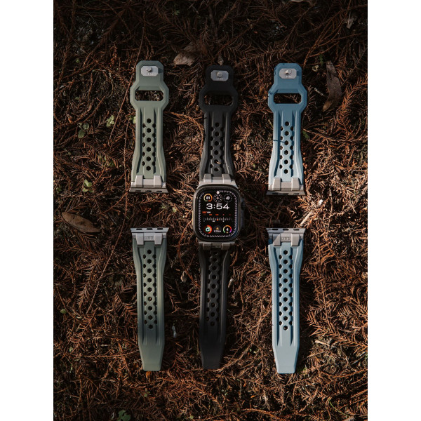 Фото - Ремінець для смарт-годинника UAG for Apple Watch Ultra 2/Ultra-49-45-44-42mm, Monarch, Cloud Blue/Titanium (194158114136)