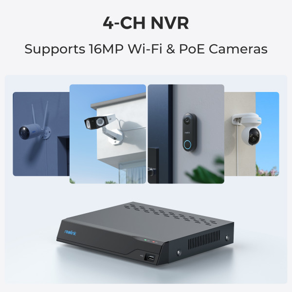 Фото - Відеореєстратор IP Reolink NVS4