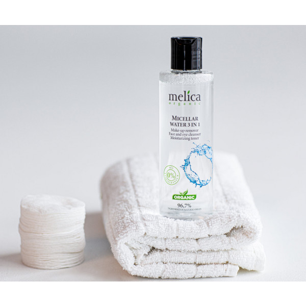 Фото - Міцелярна вода Melica Organic 3 в 1 200 мл (4770416001040)