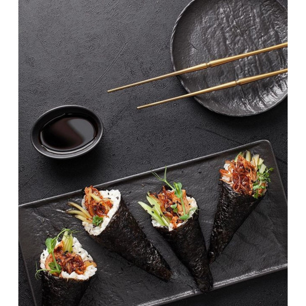 Фото - Тарілка обідня Wilmax Slatestone Black 28 см (WL-661127 / A)