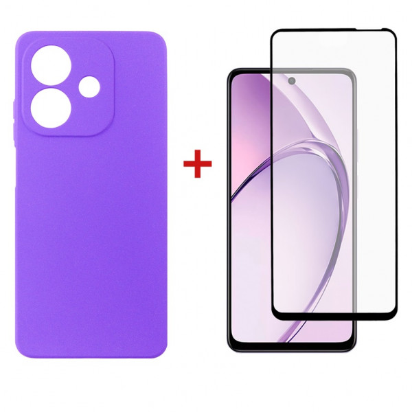 Фото - Чохол для смартфону DENGOS for Oppo A3 Purple (DG-KM-113) + захисне скло