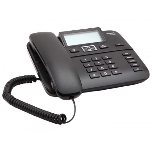 Фото - Телефон шнуровий Gigaset DA260 Black (S30054-S6532-U101)