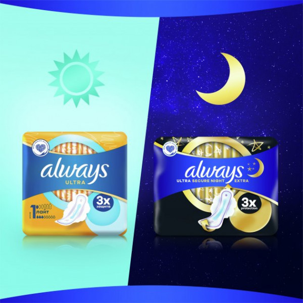 Фото - Прокладки гигиенические Always Ultra Light 40 шт. (8001090378293)