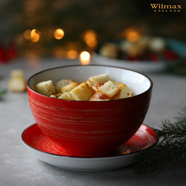 Фото - Салатник Wilmax Spiral Red 10.5 см 250 мл (WL-669229 / A)