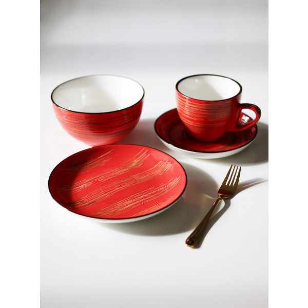 Фото - Салатник Wilmax Spiral Red 10.5 см 250 мл (WL-669229 / A)