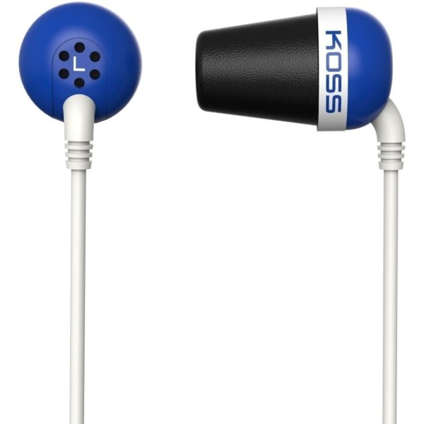 Фото - Наушники вкладыши проводные Koss The Plug Noise Isolating Blue (196544.101)