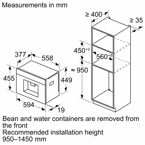 Фото - Кавомашина вбудована Bosch CTL7181W0