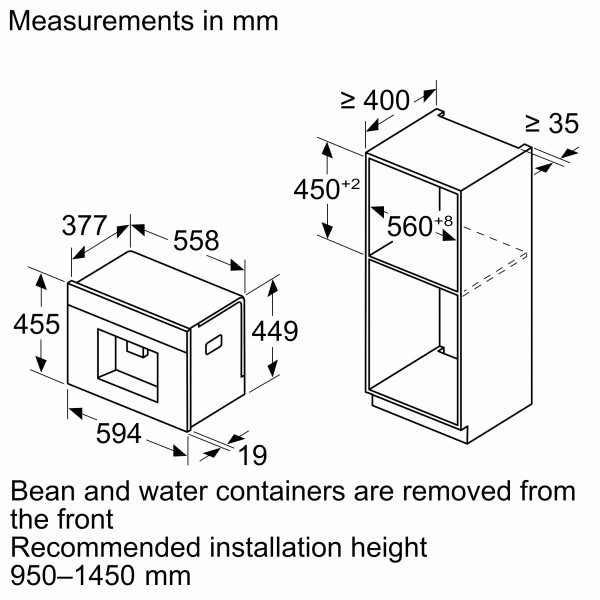Фото - Кавомашина вбудована Bosch CTL7181W0