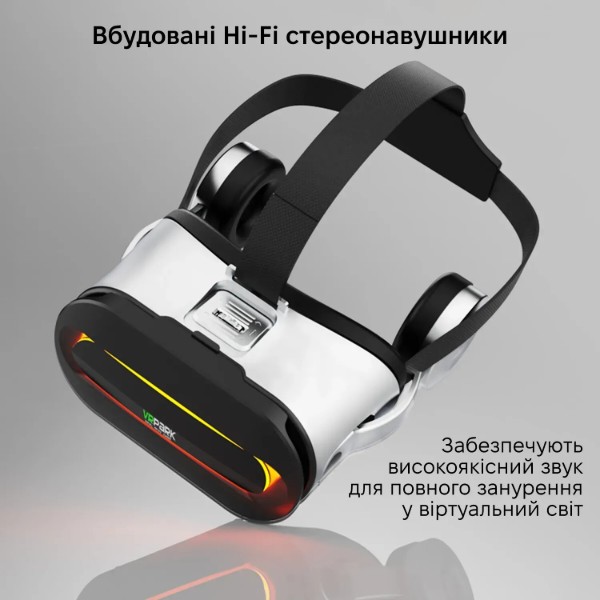 Фото - Очки виртуальной реальности Action VRPark White