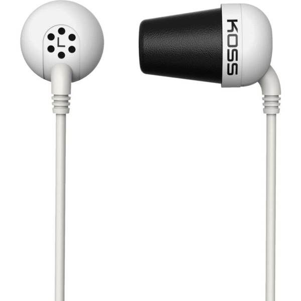 Фото - Наушники вкладыши проводные Koss The Plug Noise Isolating White (196809.101)
