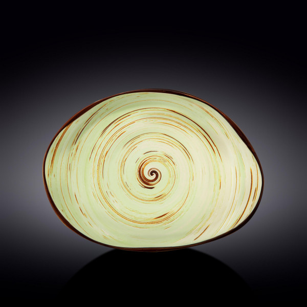 Фото - Блюдо Wilmax Spiral Pistachio 33х24.5 см 700 мл (WL-669142 / A)