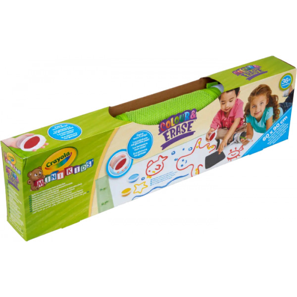 Фото - Килимок для малювання Crayola Mini Kids Багаторазовий з фарбами (81-1528)