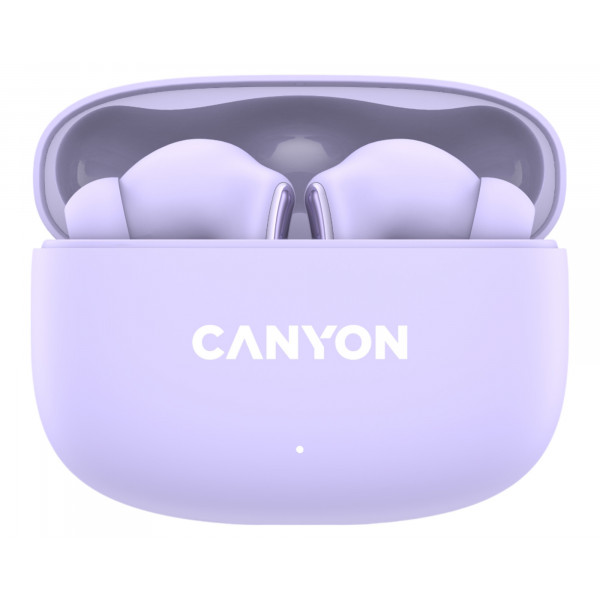 Фото - Навушники вкладиші бездротові TWS Canyon OnGo 9 Purple (CNS-TWS9P)