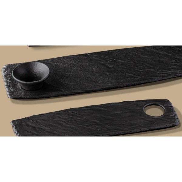 Фото - Блюдо Wilmax Slatestone Black 32.5х10 см (WL-661132 / A)