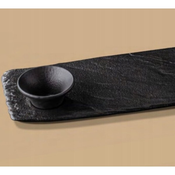 Фото - Блюдо Wilmax Slatestone Black 32.5х10 см (WL-661132 / A)