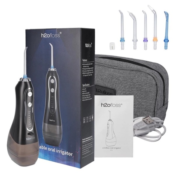 Фото - Іригатор H2OFloss Travel Kit HF-6 Black