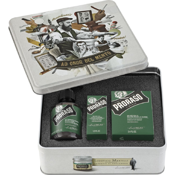 Фото - Подарочный набор для ухода за лицом Proraso Refresh для ухода за бородой (8004395006939)