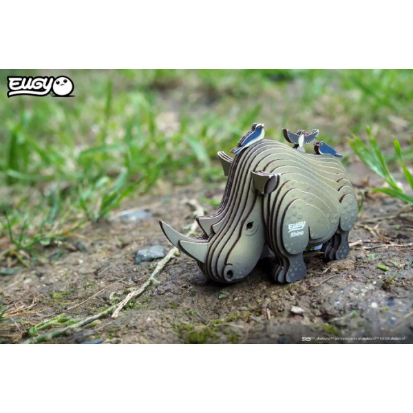 Фото - 3D пазли EUGY Зоопарк: Носоріг (XEG-076)