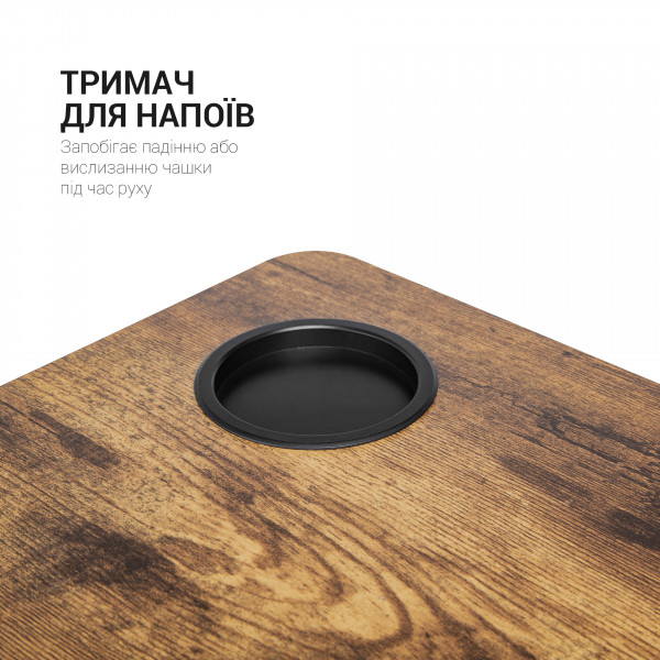 Фото - Стіл комп'ютерний OfficePro ODM366B Dark wood