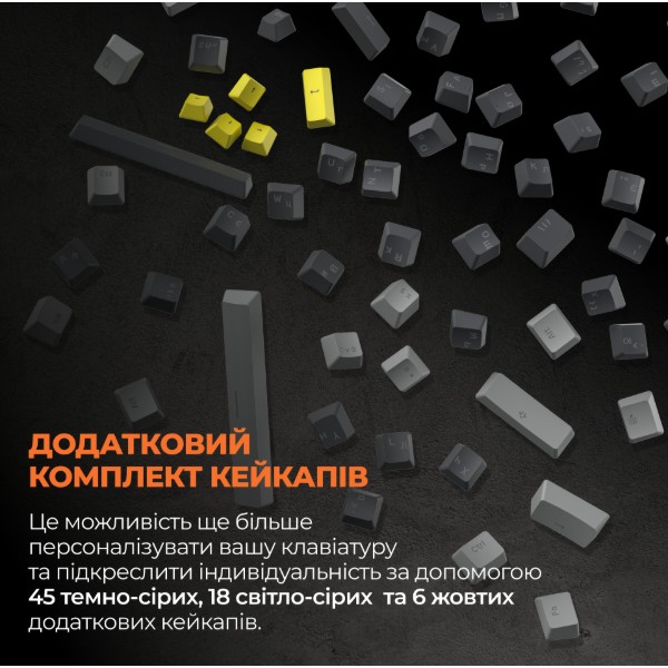 Фото - Клавіатура бездротова ігрова GamePro MK130G Pro