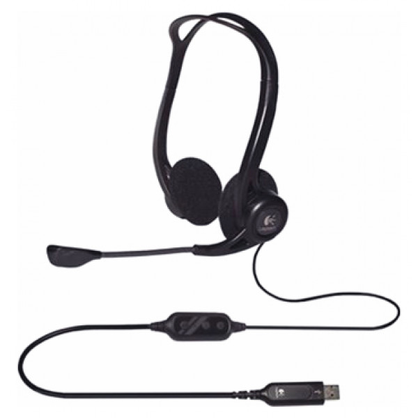 Фото - Уцінка - Гарнітура дротова Logitech PC Headset 960 USB (981-000100)
